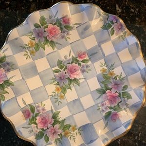 MacKenzie Childs ruffles cake stand